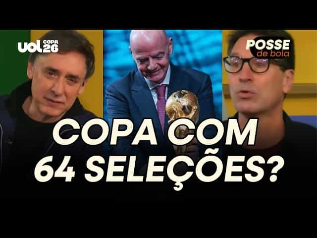 Debate sobre possível expansão da Copa do Mundo para 64 seleções ganha força após edição de 2026